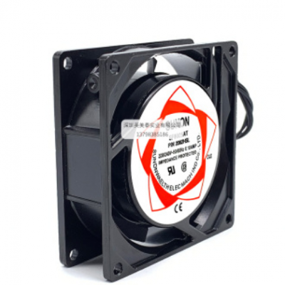 8cm 8025 220V含油风扇 机柜散热风扇 纯铜线芯 SF8025AT 2082HSL