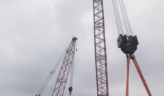 四川广元一风电项目首台风机成功安装，建成投产后年发电量达2亿度